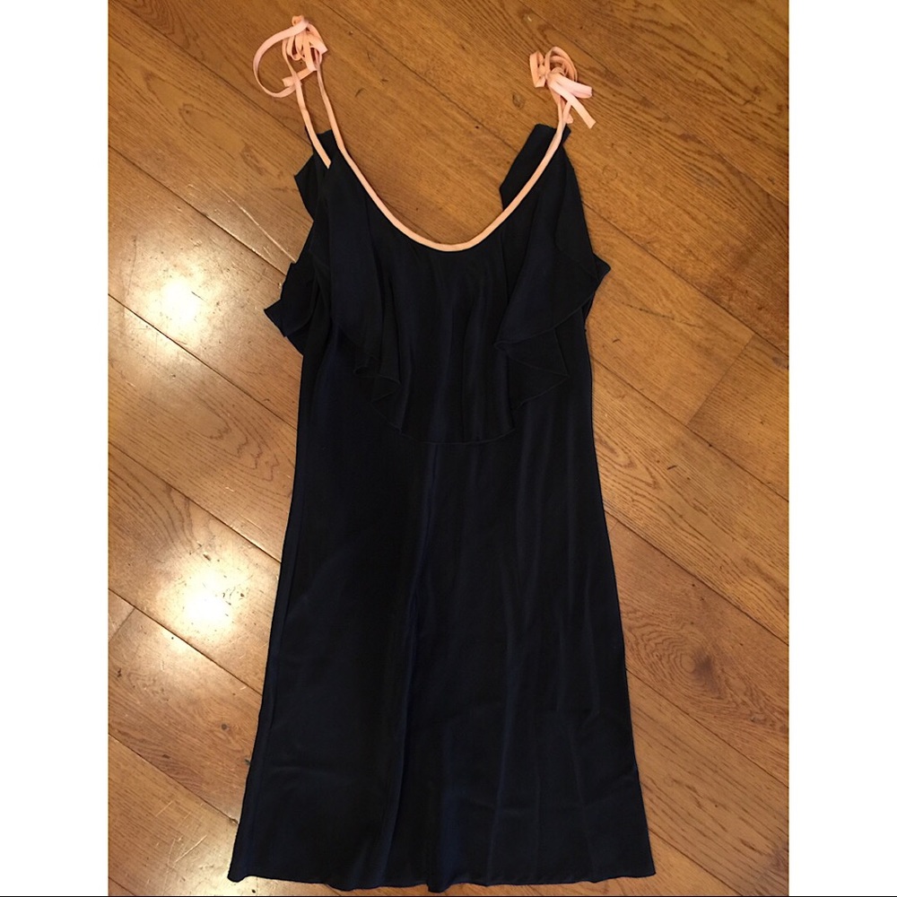 AKA New York Black Silk Dress M